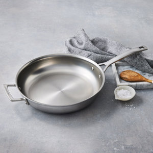 Le Creuset Classic 3-ply Stainless Steel Uncoated Frying Pan 24cm